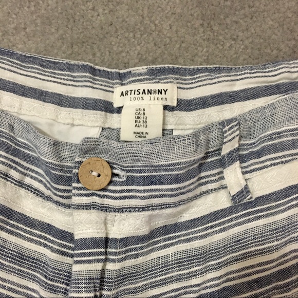 Artisan NY linen shorts, 8 - Picture 2 of 7